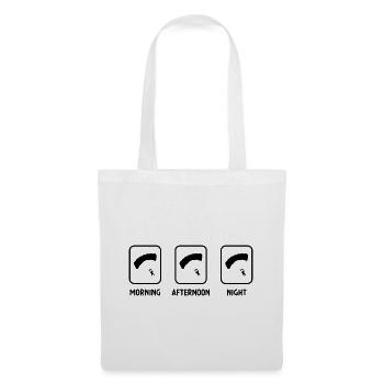 Morning Night and Paragliding - (3) - Tote Bag - white - Front