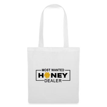 Hobbyimker Imker liebt Honig "Honey-dealer" - Stoffbeutel - Weiß - Vorne