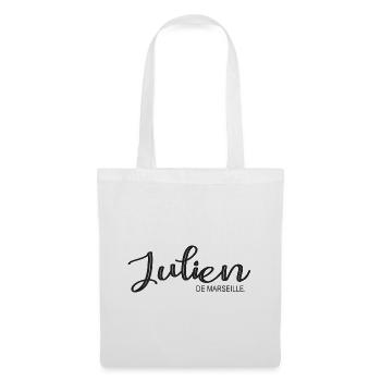 Julien de Marseille Cadeau T shirt julien - Sac en tissu - blanc - Devant
