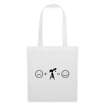 Smile Face et astronomie - - Sac en tissu - blanc - Devant