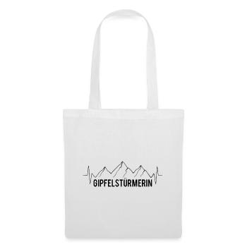 Gipfelstürmerin - - Stoffbeutel - Weiß - Vorne