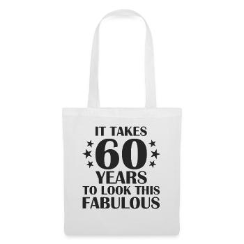 60th birthday - Tote Bag - white - Front
