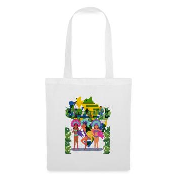 Brésil Carnaval Rio de Janeiro - Sac en tissu - blanc - Devant