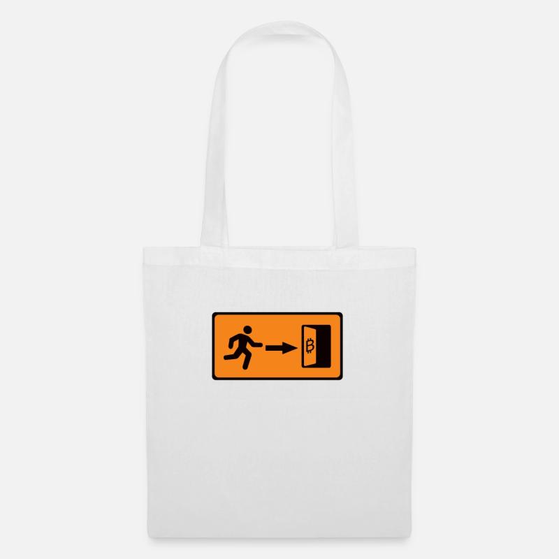 Funny Bitcoin, Bitcoiner, Bitcoin Only Gift - Tote Bag - white