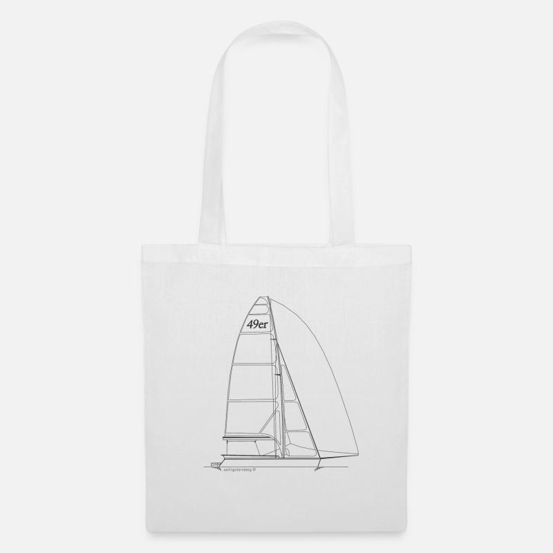 Grafik eines 49er auf Shirts & Tassen - Stoffbeutel - Weiß