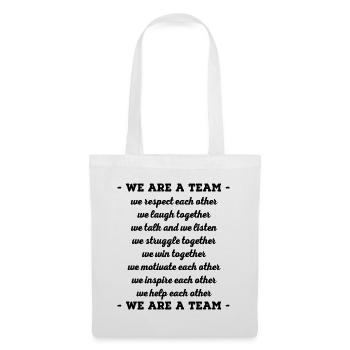 team - Tote Bag - white - Front