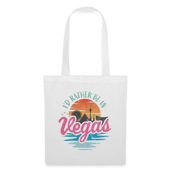 Je préfère être à Vegas - Sac en tissu - blanc - Devant