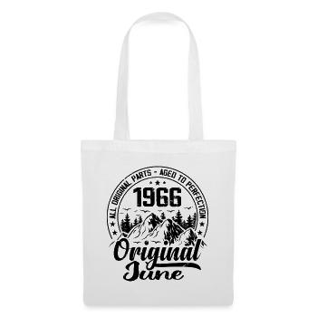 1966 June Original: 58 Years Anniversary Gift - Tote Bag - white - Front