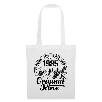 1985 June Original: 39 Years Anniversary Gift - Tote Bag - white - Front