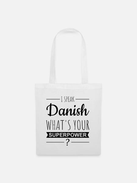DANISH - Superpower - Stoffbeutel - Weiß