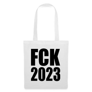 Fck 2023 - Sac en tissu - blanc - Devant