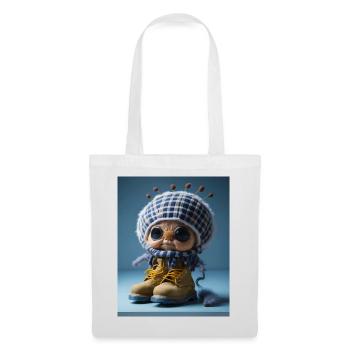 Cute Scottish spider - Tote Bag - white - Front