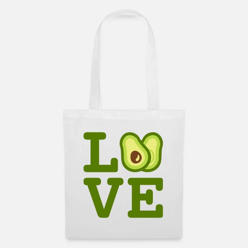 avocado - Tote Bag - white