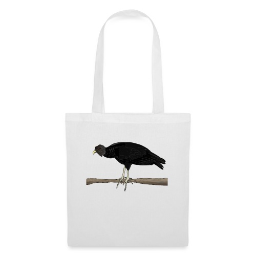 Urubu noir oiseau vautour - Sac en tissu