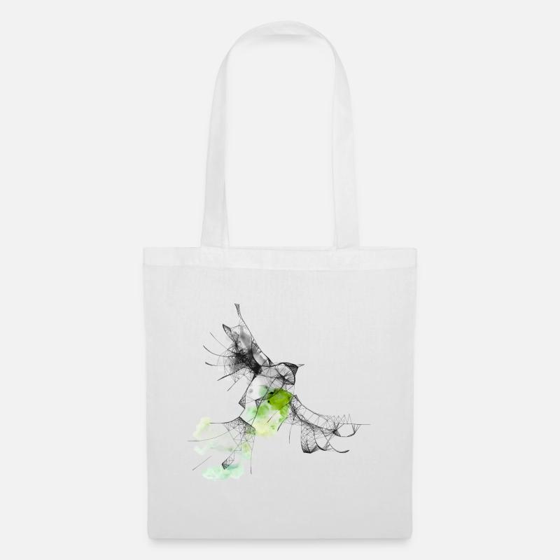 bird - Sac en tissu - blanc