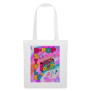 K‑Pop Style - Sac en tissu - blanc - Devant