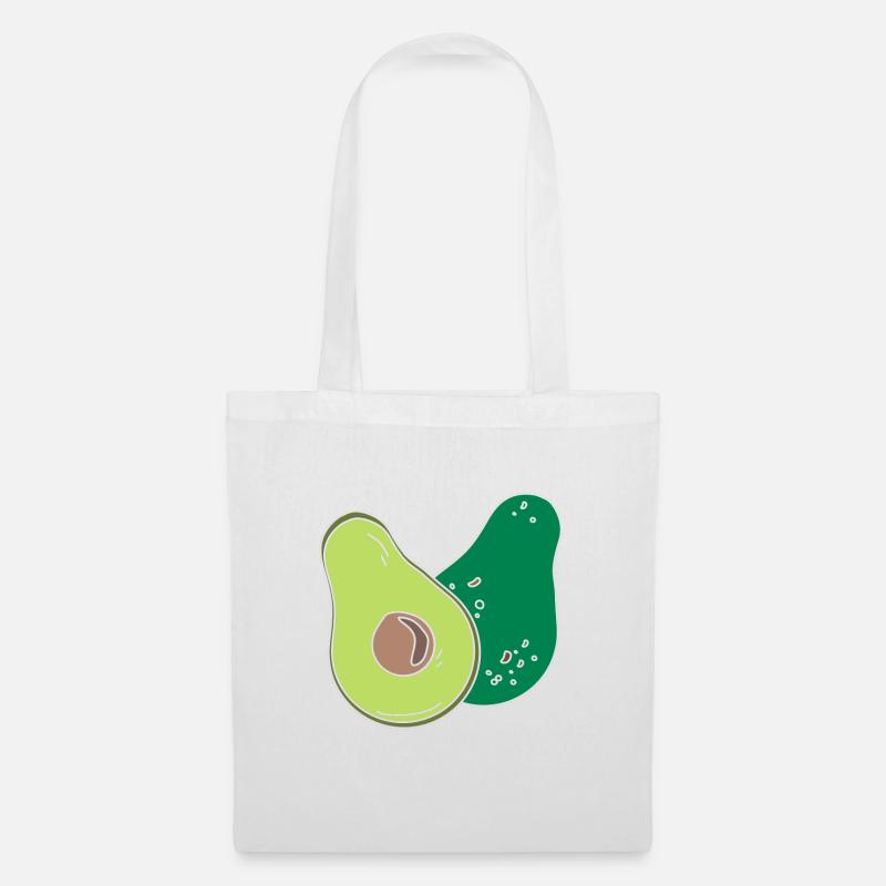 Avocado - Stoffbeutel - Weiß