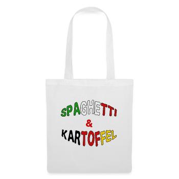 Deutsch-Italiano italienisch Geschenk lustig - Stoffbeutel - Weiß - Vorne
