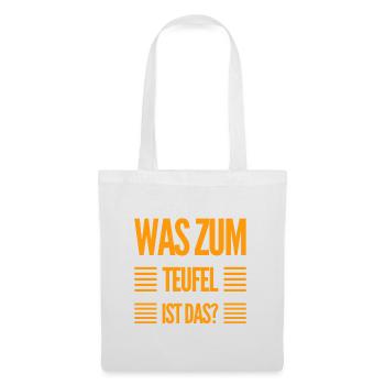 was ist das? - Stoffbeutel - Weiß - Vorne