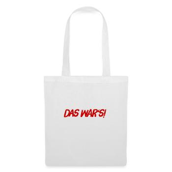 endlich vorbei - Stoffbeutel - Weiß - Vorne
