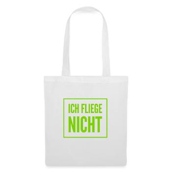 ich habe Flugangst - Stoffbeutel - Weiß - Vorne