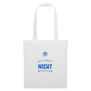 keine Lust zu fliegen - Stoffbeutel - Weiß - Vorne