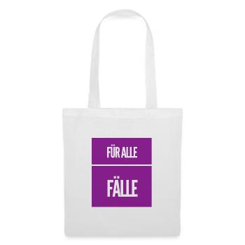 Vorsicht ist besser als Nachsicht - Stoffbeutel - Weiß - Vorne