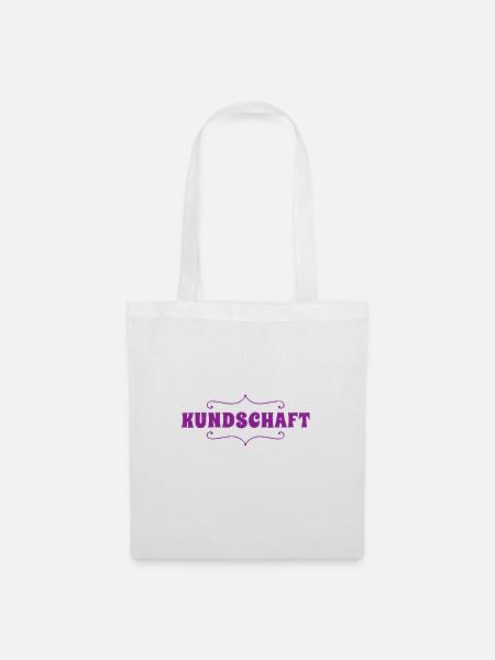 endlich Kundschaft - Stoffbeutel - Weiß