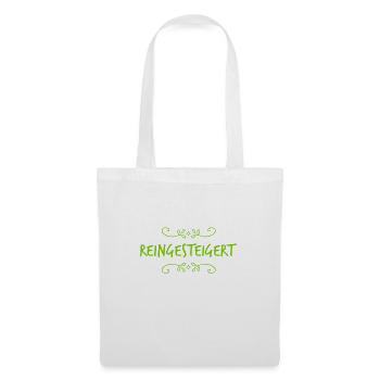 reingesteigert - Stoffbeutel - Weiß - Vorne
