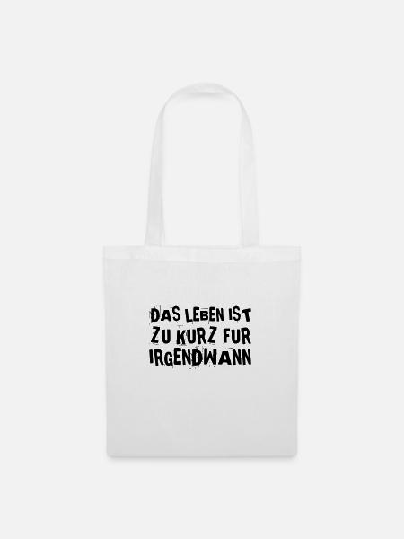 mach es jetzt - Stoffbeutel - Weiß