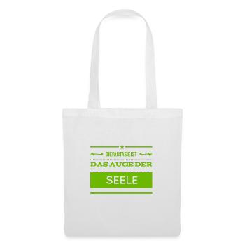 das Auge der Seele - Stoffbeutel - Weiß - Vorne