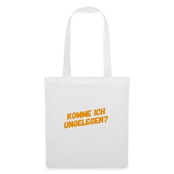 soll ich wieder gehen? - Stoffbeutel - Weiß - Vorne