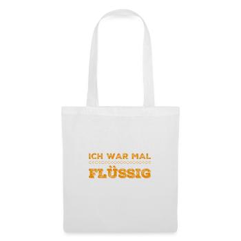 ich hatte mal Geld - Stoffbeutel - Weiß - Vorne
