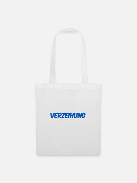 es tut mir leid - Stoffbeutel - Weiß