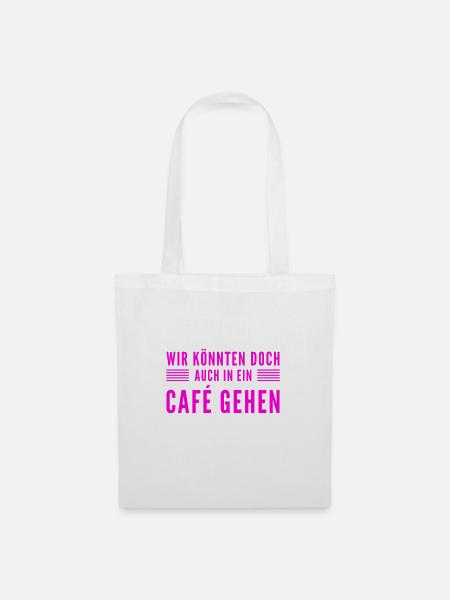 ich möchte dich besser kennenlernen - Stoffbeutel - Weiß
