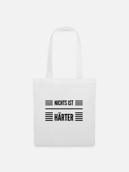 was könnte härter sein - Stoffbeutel - Weiß