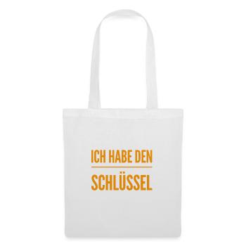 Schlüsselkind - Stoffbeutel - Weiß - Vorne