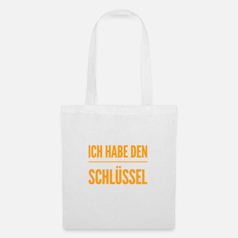 Schlüsselkind - Stoffbeutel - Weiß