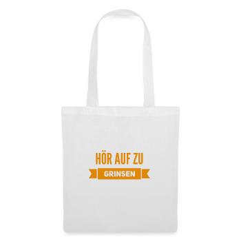 lass das lachen - Stoffbeutel - Weiß - Vorne