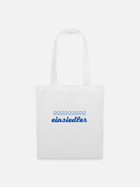 ich mag die Einsamkeit - Stoffbeutel - Weiß