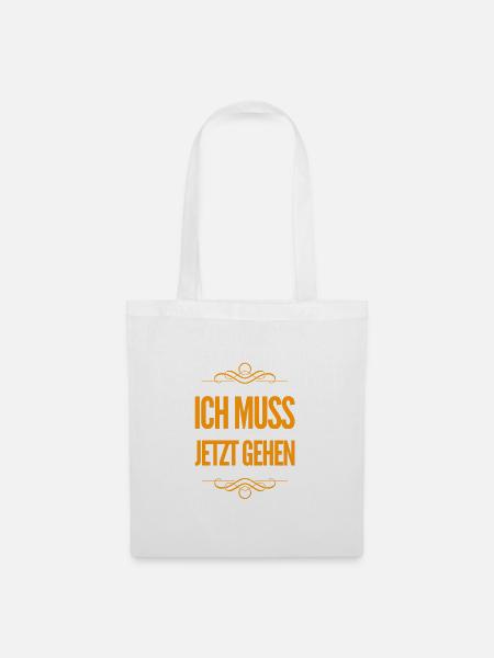 ich schwing die Hufe - Stoffbeutel - Weiß