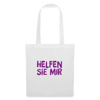 ich brauche Hilfe - Stoffbeutel - Weiß - Vorne