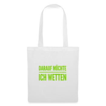 wetten wir? - Stoffbeutel - Weiß - Vorne