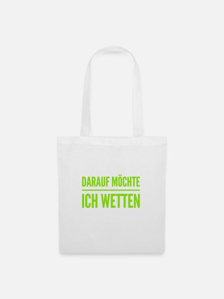 wetten wir? - Stoffbeutel - Weiß