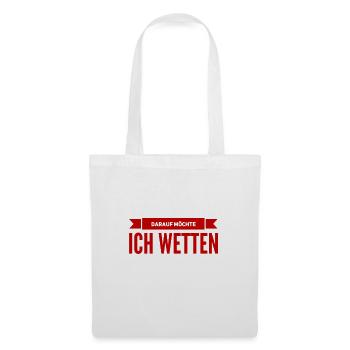 da bin ich mir sicher - Stoffbeutel - Weiß - Vorne