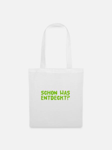 Bist du ein Entdecker? - Stoffbeutel - Weiß