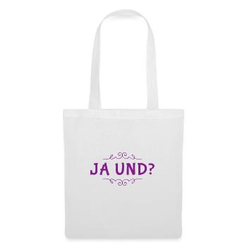 was gibt es? - Stoffbeutel - Weiß - Vorne