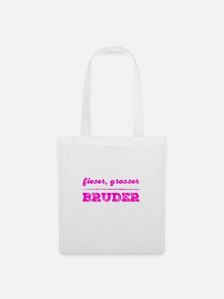 fies und groß - Stoffbeutel - Weiß