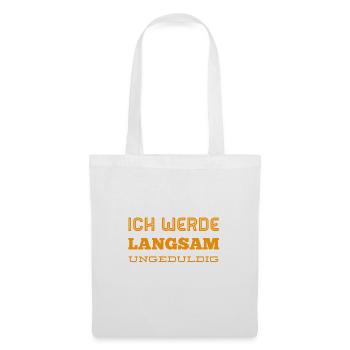 Unruhe - Stoffbeutel - Weiß - Vorne