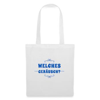 welches Geräusch? - Stoffbeutel - Weiß - Vorne